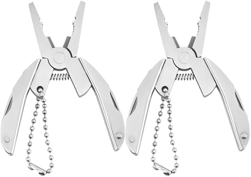Multitools Pliers, Portable Multitool Pliers Mini Camping Survival Folding Screwdriver Pliers Pocket Knife Tool for Outdoor Survival Camping Hunting and Hiking