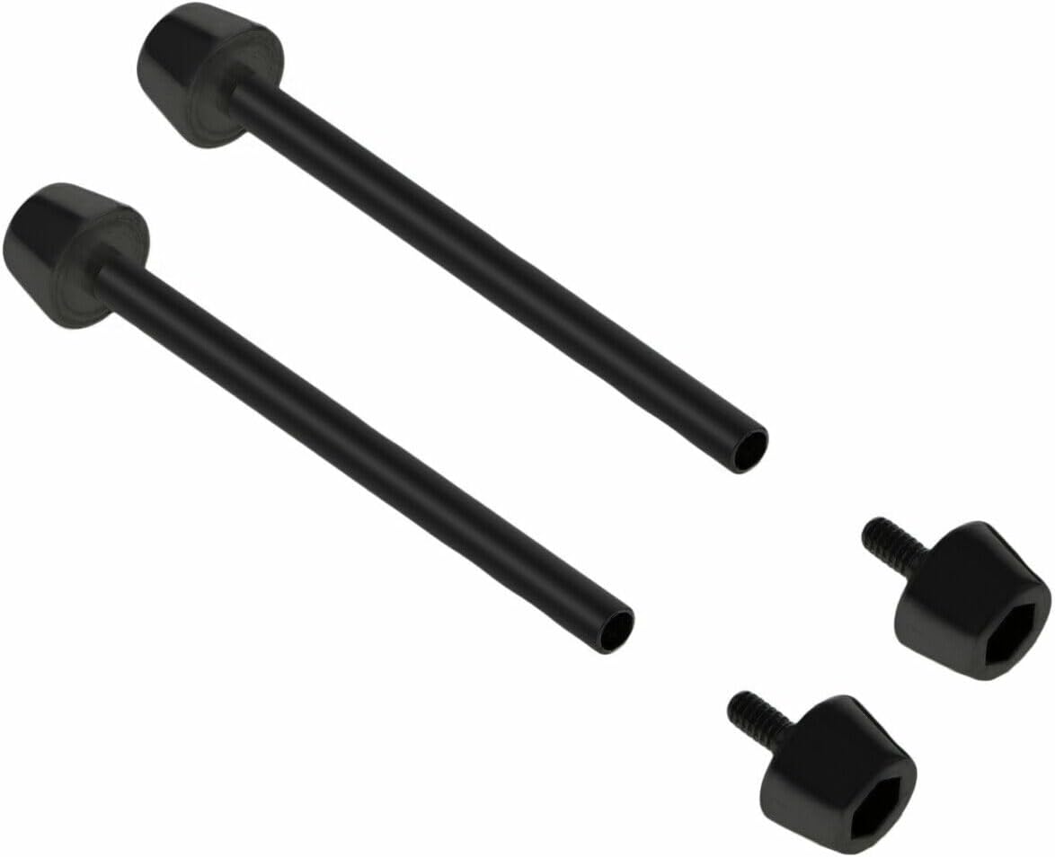 Ewatchparts 2 x Compatible With Tissot T-Race T048417A / T048427A 21mm Band Pin Fastening Screw Black