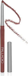 Palladio Retractable Waterproof Lip Liner High Pigmented and Creamy Color Slim Twist Up Smudge Proof Formula with Long Lasting All Day Wear No Sharpener Required, Naked