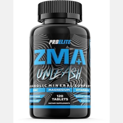 ZMB6 120 Tablets Gluten Free Vegan Vitamin B6, Magnesium and Zinc Tablet | Normal Muscle Function & Energy Yielding Metabolism | Muscle Growth & Sleep Support | PROELITE UK