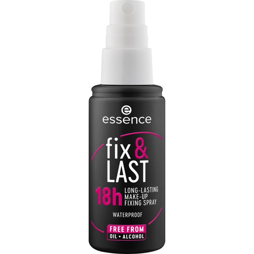 essence | Fix & Last 18H Long-Lasting Makeup Fixing Spray | All-Day Hold & Smudge Proof | Vegan & Cruelty Free