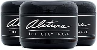Alitura Clay Mask- Organic Clay Mask for Men and Women- 3 Pack. Spa Facial Mask to Exfoliate Dead Skin. Cleanse and Hydrate Your Skin and Reduce Acne Face Mask Skincare.