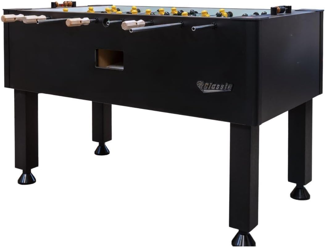 Tornado Classic II Foosball Table Soccer Game (Black)