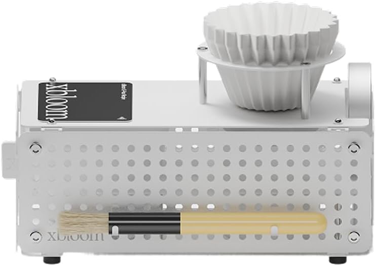 xBloom The Box White, Aluminum Alloy & Stainless Steel, Black/White, 8.0 x 4.8 x 4.5 inches, 15 oz, Holds 8 xPods