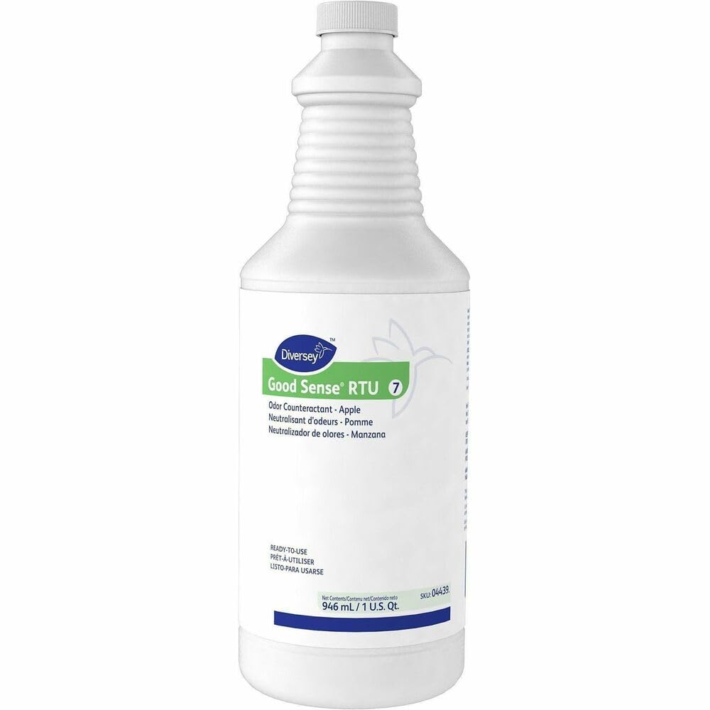 Diversey Good Sense Rtu Liquid Odor Counteractant, Apple Scent, 32 Oz Spray Bottle
