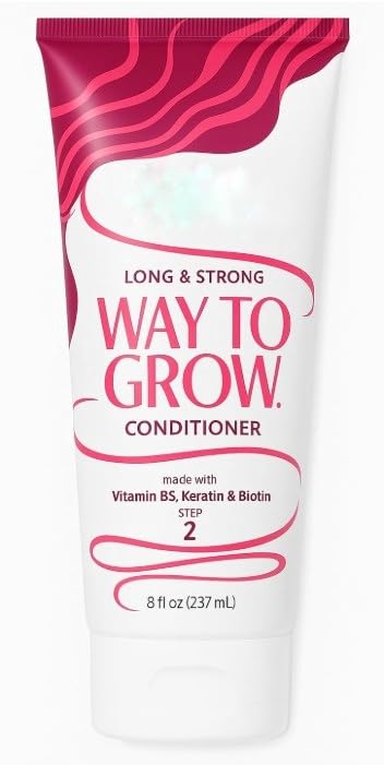 Your Not Mother’s Way To Grow Conditioner Step 2, ONE pack - 8 oz, Advanced Plant-Based Growth Maximizer with Rice Protein & Vitamins – Strengthens, Detangles & Nourishes Thin, Sulfate & Paraben Free