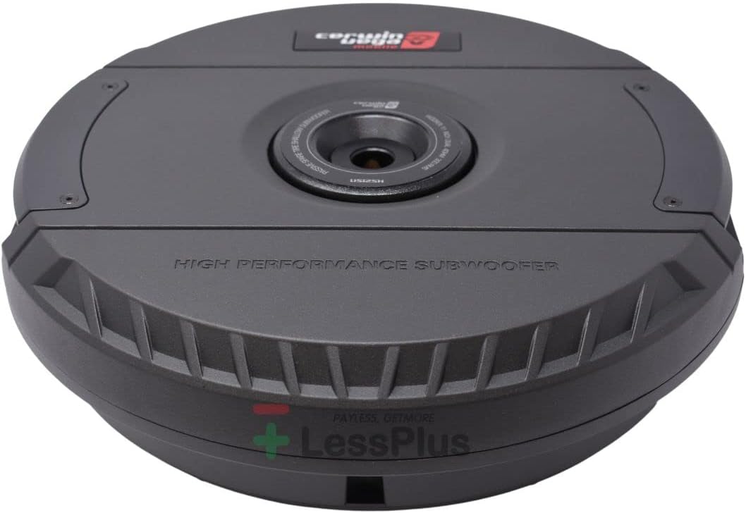 Cerwin Vega VS12SH 12 inch 600 watts Spare Tire Subwoofer Non Amplified Car Audio System Compact Powerful Bass Easy Installation