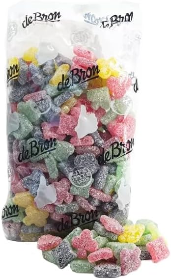 De Bron No Added Sugar Free Jelly Sweets (Poker Fruits, 1kg)
