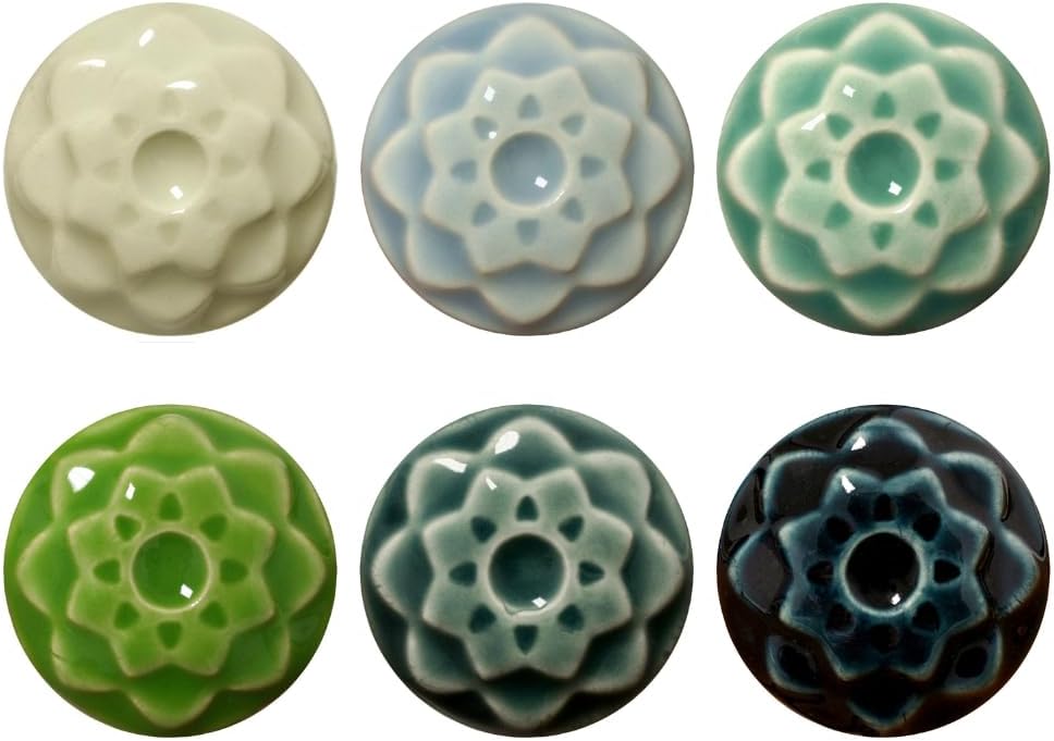 AMACO Celadon High Fire Gloss Glazes 6-Pint Class Pack 1, 6 Assorted Colors