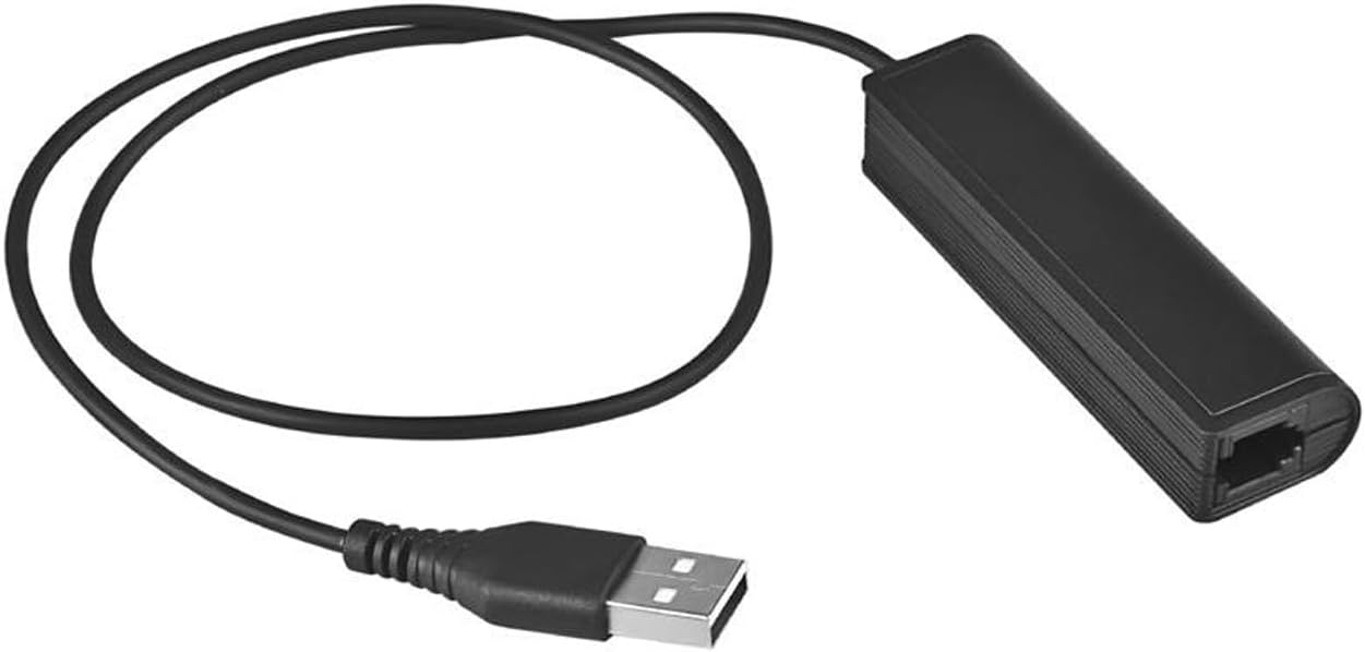 USB Plug Computer PC Laptop To RJ9 Female Adapter For Headset Work With Avaya Nortel Nt Yealink Viop POE NEC Mitel Office Desktop IP Telephone Phone Skype MSN Video Phone App Conference Work From Home