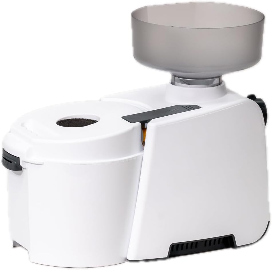 NutriMill Impact Compact High Speed Electric Grain Mill for Fresh Flour Wheat Grinder with Stainless Steel Milling Heads