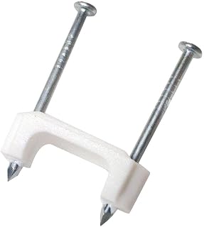 Gardner Bender PS-750B Plastic Staple, 1/2 in., 14/2, 12/2, 10/2 (NM) Cable, White