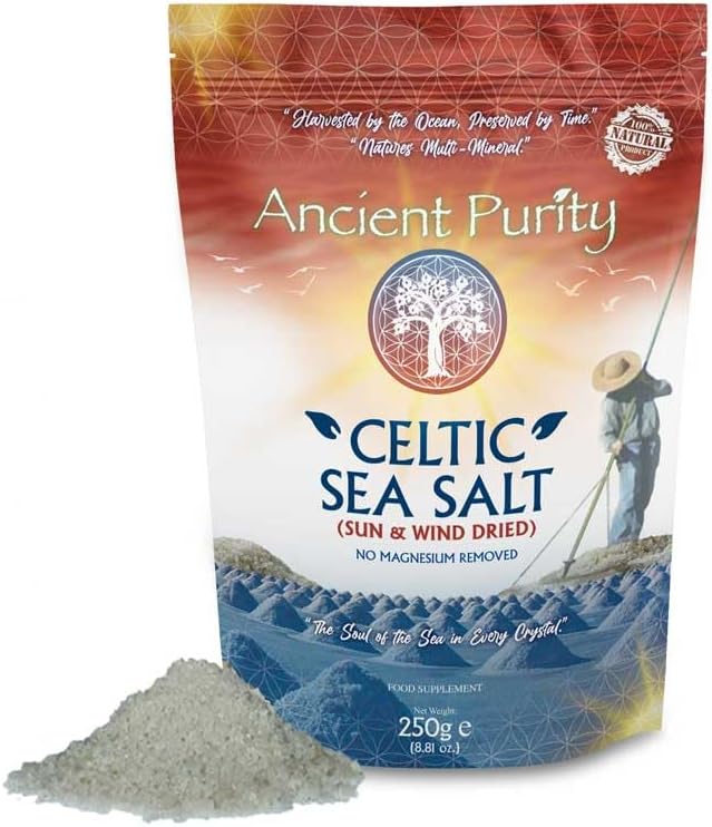 Celtic Sea Salt "Natural Real Grey Salt" 250g (No Magnesium Removed) heart health