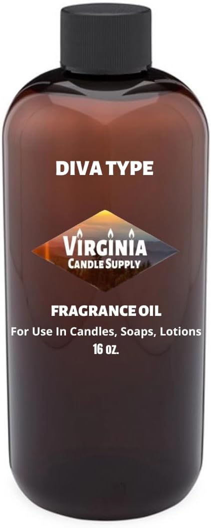 Diva Type Fragrance Oil (Our Version of The Brand Name) (16 oz Bottle) for Candle Making, Soap Making, Tart Making, Room Sprays, Lotions, Car Fresheners, Slime, Bath Bombs