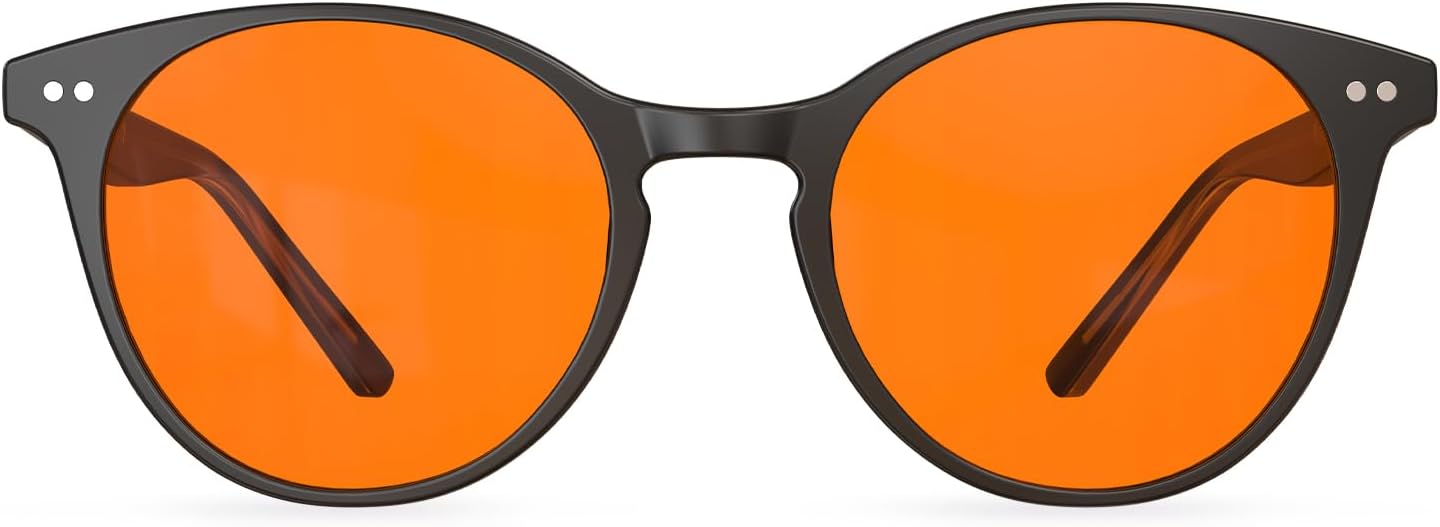 Goiteia Orange Blue Light Blocking Glasses, Amber Easier Sleep Glasses