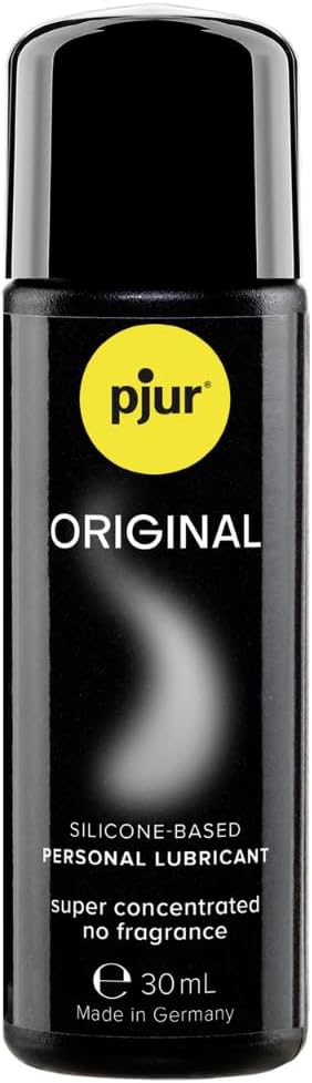 pjur Original - Long-Lasting, Extra-Smooth Silicone-Based Lubricant and Massage Oil for Enhanced Pleasure - Latex Condom Compatible - Zero Odors, Flavors, or Preservatives (30ml)