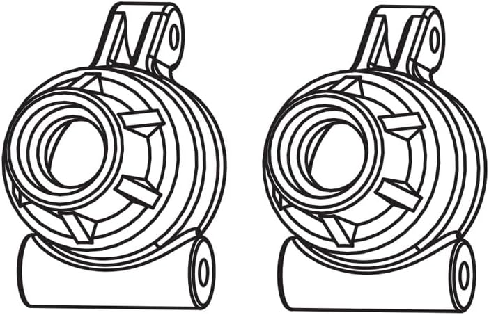 Rear Steering Hub Spare Part for 1:14 RC Car (NO.X09-1008)