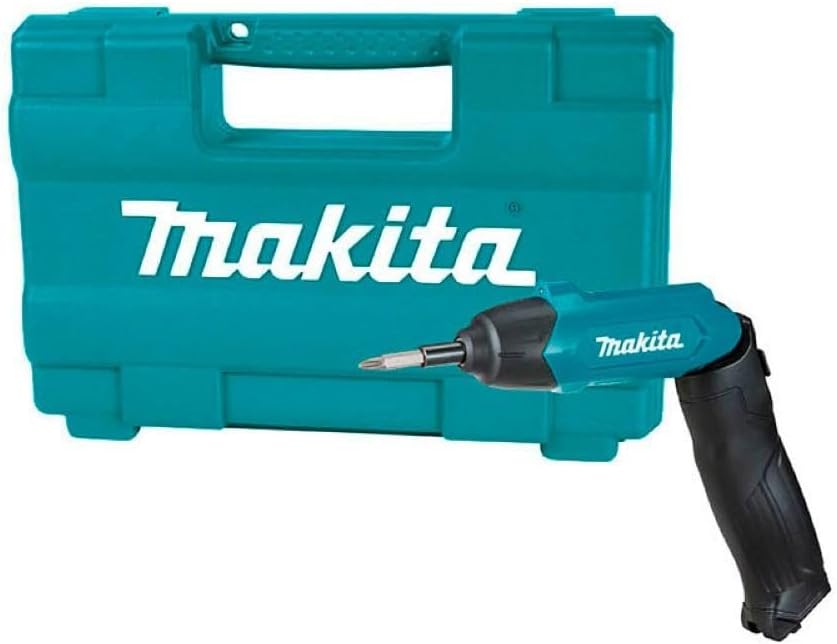 Makita DF001DW 3.6V Li-ion Screwdriver Supplied with an 81 Piece Bit Set in a Carry Case