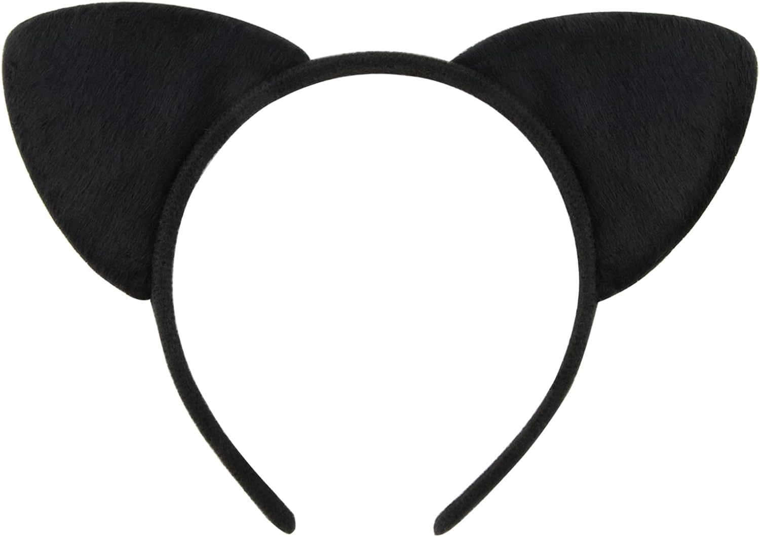 Black Cat Ears Headband, Adult Halloween Costume Headwear