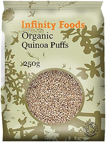 Infinity Foods Organic Quinoa Puffs - Puffed Quinoa 250g