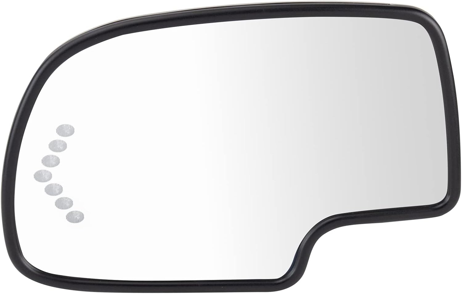 TRQ Driver Side Mirror Glass Heated Auto Dimming Blind Spot Indicator Turn Signal Compatible with 2003-2007 Chevrolet Silverado Avalanche Suburban Tahoe GMC Sierra Yukon Cadillac Escalade GM1324109