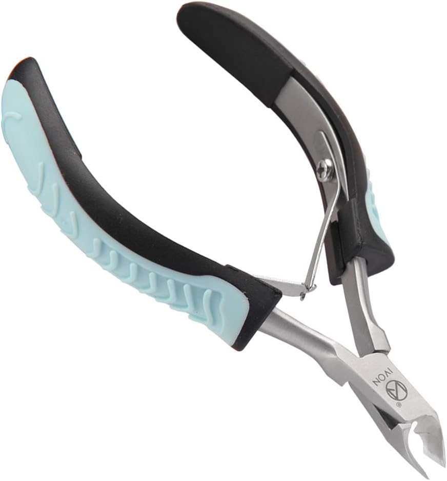 IVON Cuticle Trimmer, Non-Slip Professional Cuticle Nipper Stainless Steel Cutter