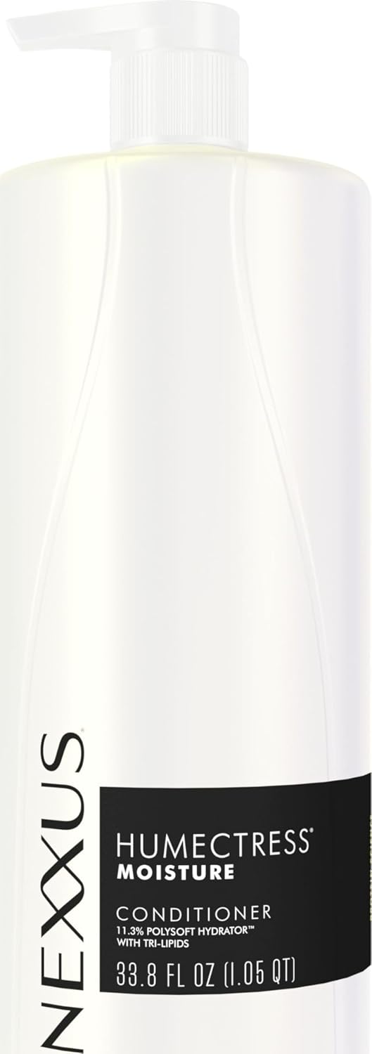 Nexxus Humectress Ultimate Moisturizing Conditioner 1 lt | Hydrating for dry hair, 72H moisture system, Controls frizz, Moisturizing for softness & shine
