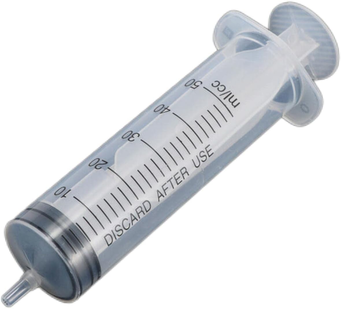 1PCS 50ML Reusable Plastic Syringe with Measurement Hydroponics Plastic Nutrient Measuring Nutrient Syringe Tools Sampler