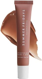 Summer Fridays Tinted Lip Butter Balm - Conditioning Vegan Lip Balm for Instant Moisture, Shine & Hydration - Softening & Soothing Skincare - Vanilla Beige (.5 Oz)