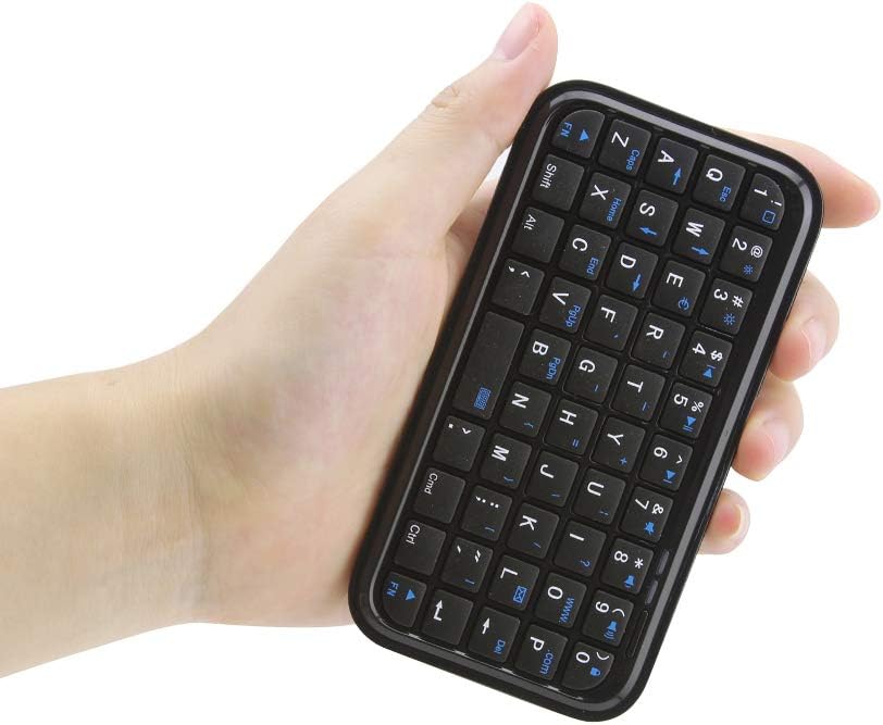 Bluetooth 3.0 Keyboard,Rechargeable Mini Slim Travel Size Wireless Pocket Keypad Small Portable 49 Keys Keyboard for PC Notebook Tablets Smartphones