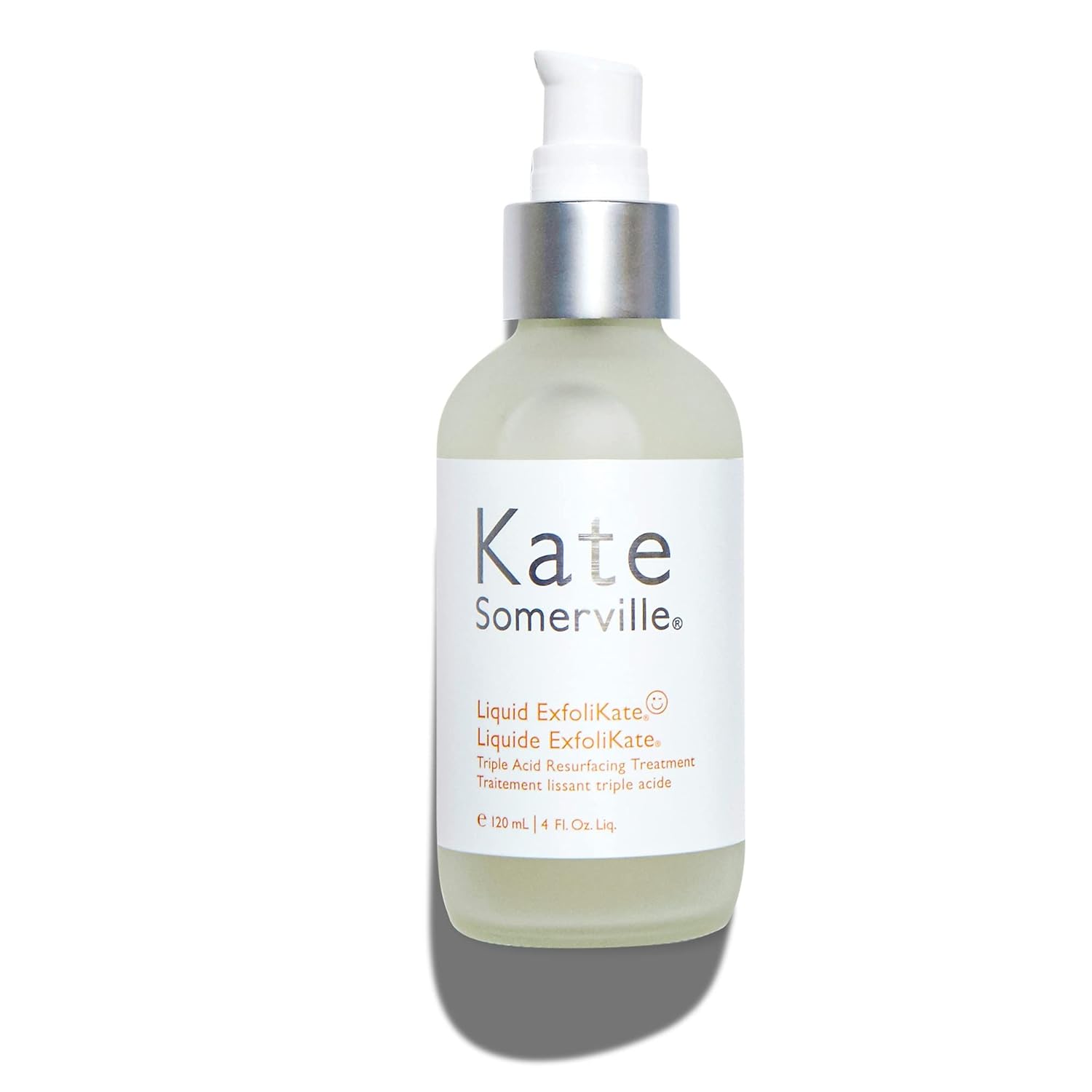 Kate Somerville Liquid ExfoliKate – Triple Acid Resurfacing Treatment – Clinically Formulated AHA Overnight Facial Exfoliator Smooths Skin and Minimizes Pores