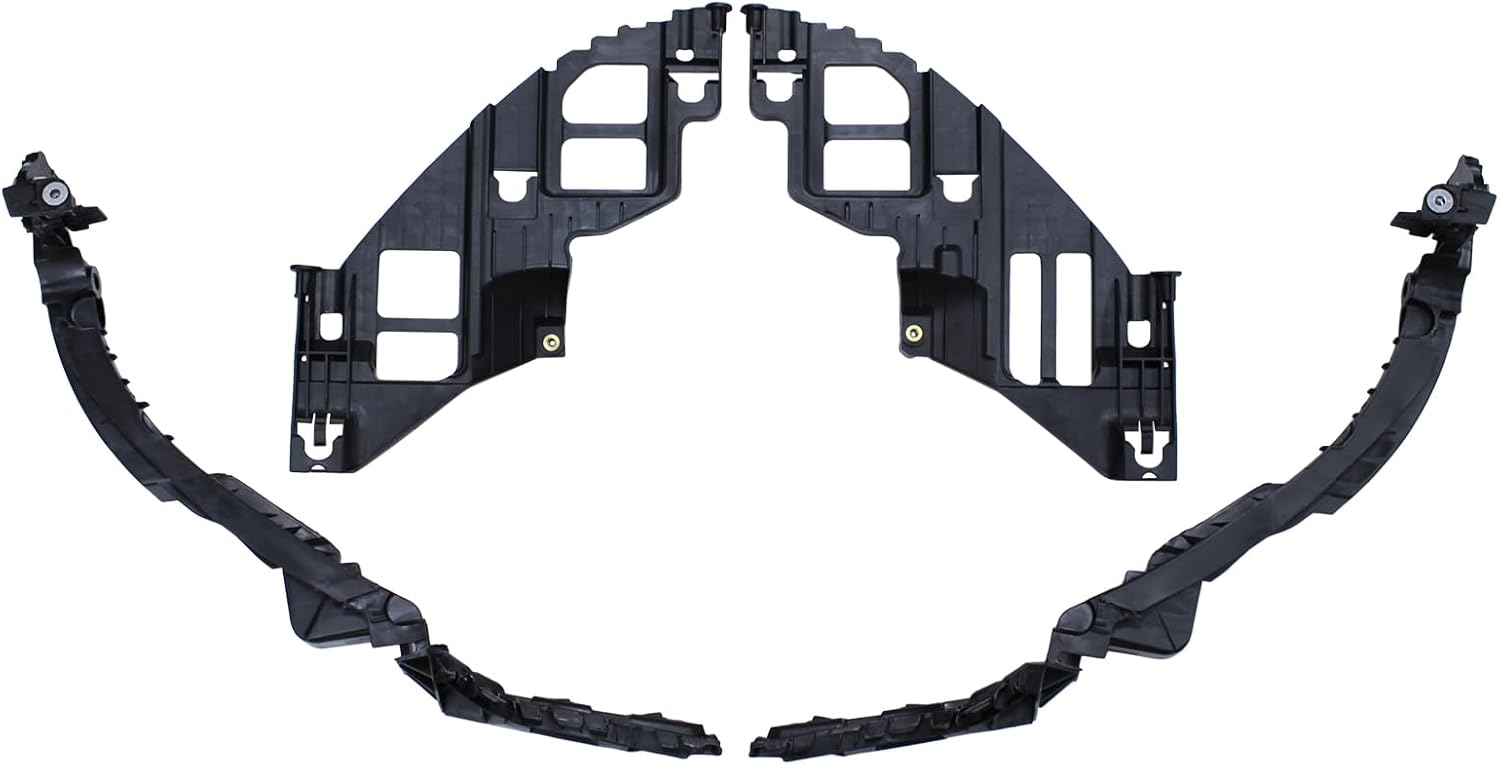 ApplianPar Front Left and Right Side Headlight Guide Support Bracket and Bumper Bracket Retainer Kit for VW Golf GTI MK6 2009-2013