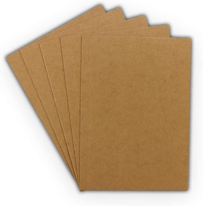 10 EcoSwift 8.5x11 Chipboard Cardboard Craft Scrapbook Material Scrapbooking Packaging Sheets Shipping Pads Inserts 8 1/2 inch x 11 inch Chip Board