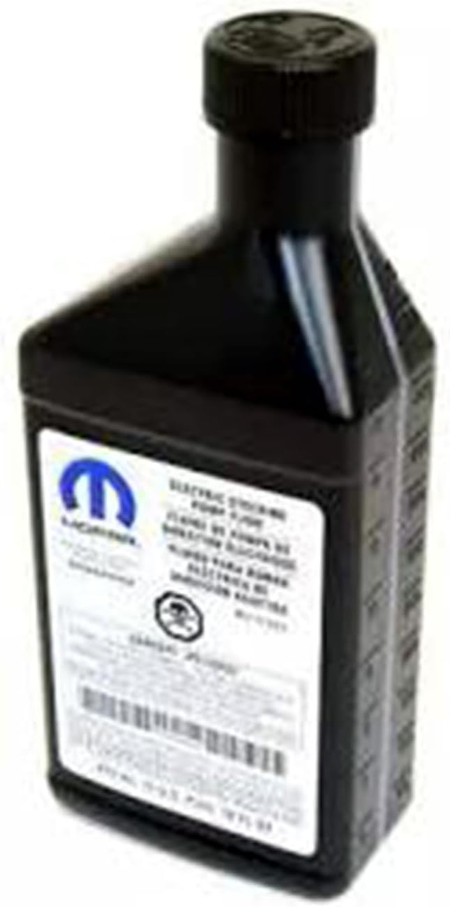 Chrysler Genuine Mopar Fluid 68088485AB Hydraulic Fluid 1 Pint, black