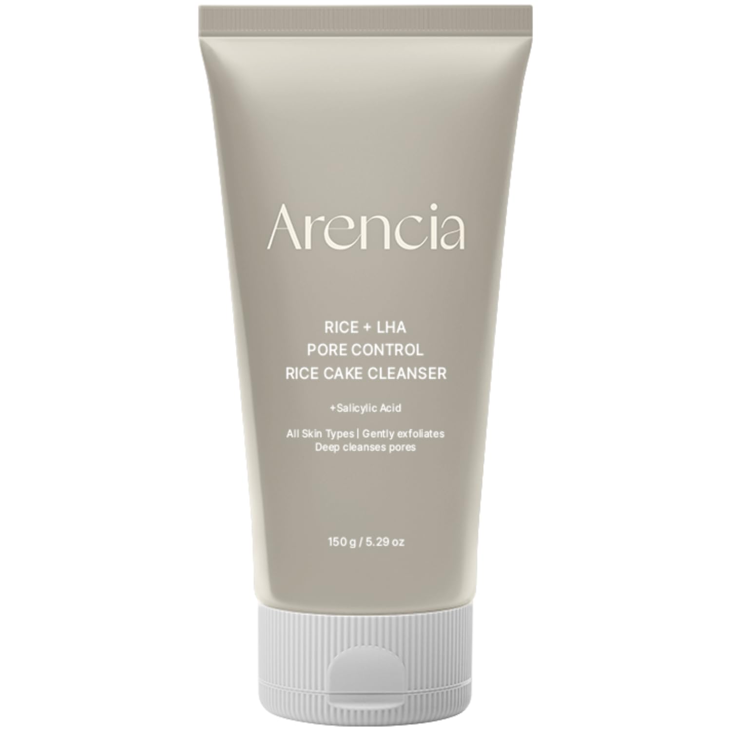 Rice + LHA Pore Control Rice Cake Cleanser with Salicylic Acid - Deep Cleansing, Gentel Exfoliation, All skin types, 5.29 oz