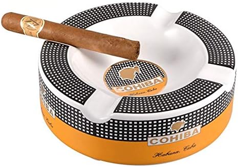 Cohiba Luxurious Ceramic Cigar Ashtray - Portable Home & Outdoor