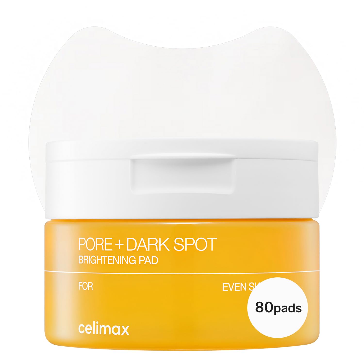 celimax Pore+Dark Spot Brightening Pad | Exfoliating Peeling Pads for Enlarged Pores, with Hyaluronic Acid, Pore Minimizer, Non-Irritating, Hydrating, For Sensitive Skin (80 pads)