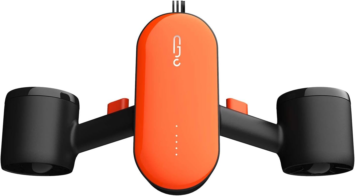 G GENEINNO Underwater Scooter with 2-Speed and Action Camera Mount for Water Sea Sports Swimming Pool & Diving Surfboard Snorkeling(S2 Scooter)