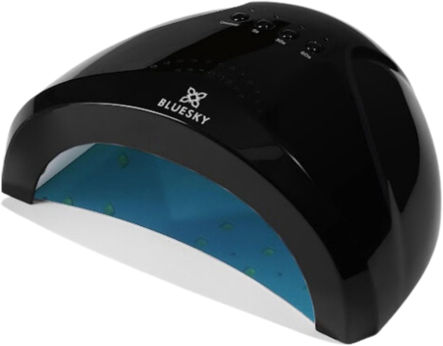 BLUESKY 48W UV LED Nail Lamp for Super-Fast Gel Nail Polish Curing, Manicure & Pedicure, Black with Automatic Motion Sensor and 5, 30 and 60 Second Timers, Professional Gel Nail Lamp