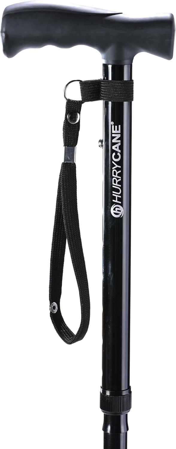Drive Devilbiss HurryCane - Comfort Edition Walking Stick in Black