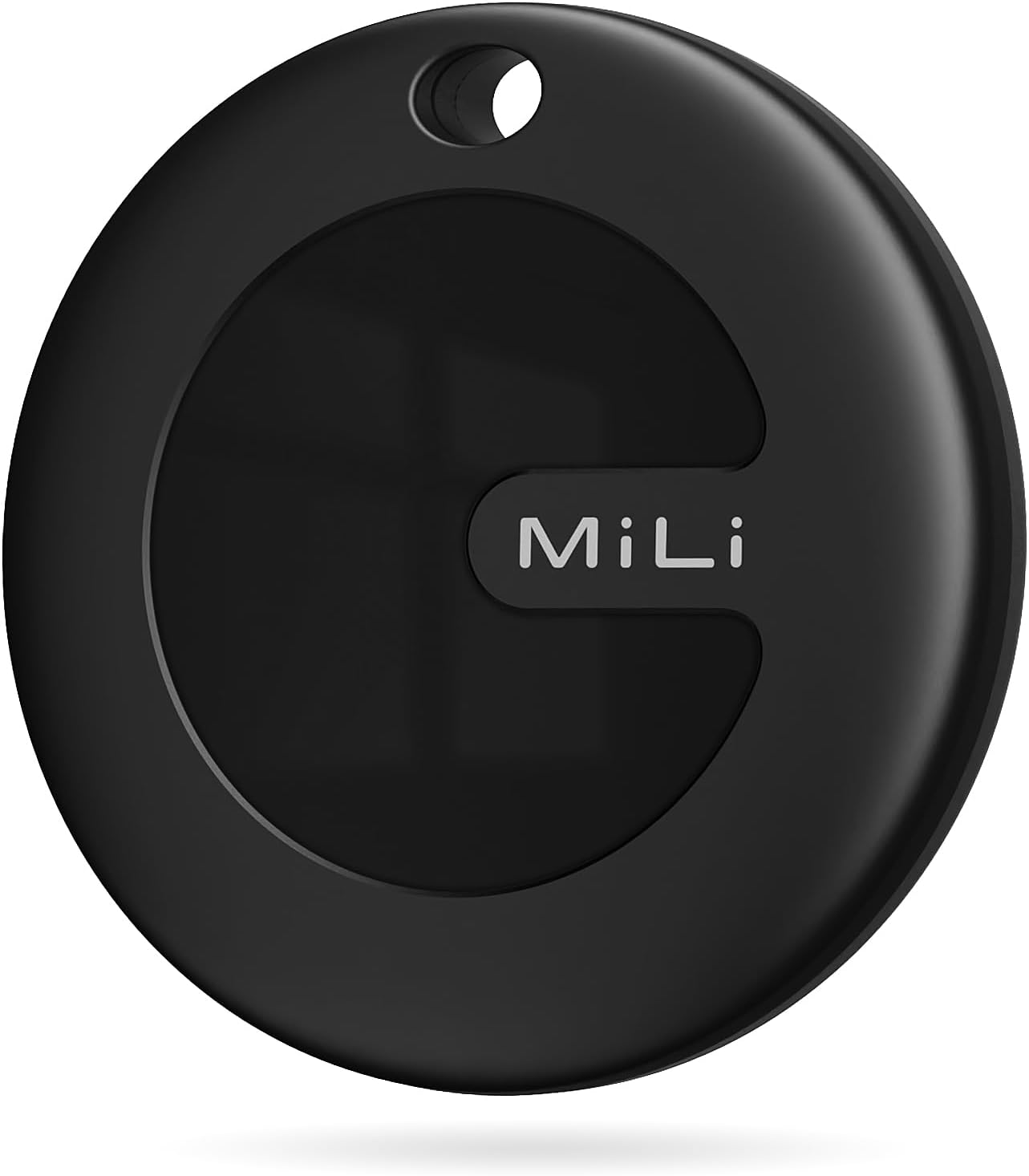 MiLi Bluetooth Tracker for Android | Luggage Tracker | Key Finder | Item Locator Compatible with Google Find Hub App, Tracking Tag for Keys, Suitcase, Bag, Wallet, Black-1Pack
