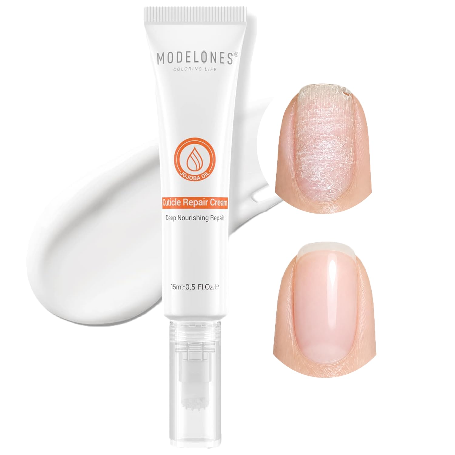 Modelones Cuticle Cream Softener Nail Strengthener Care Repair Damaged Nail