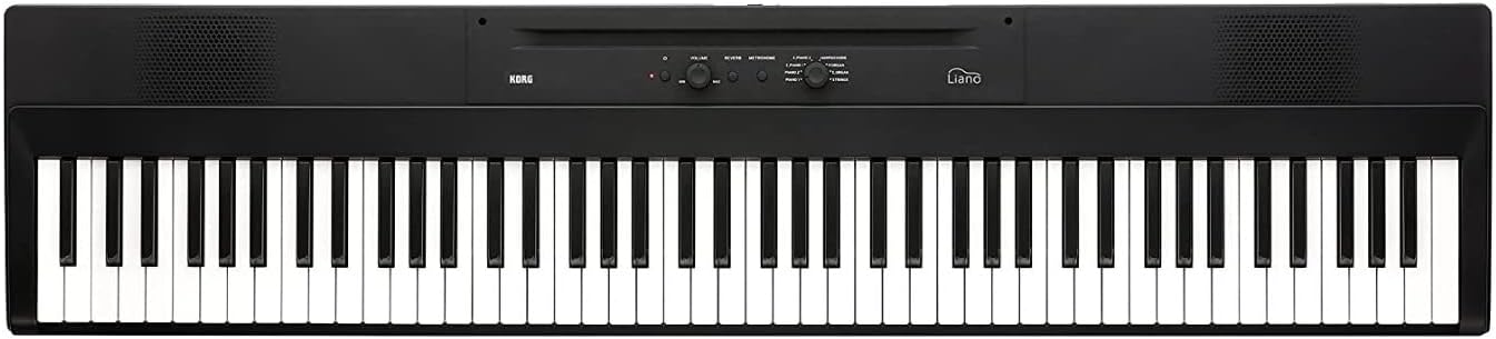 Korg - Liano L1 - Portable Digital Piano with Premium Soft-Touch Keyboard - Black
