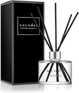 COCODOR Signature Reed Diffuser/Pink Grapefruit/6.7oz(200ml)/1 Pack/Reed Diffuser, Reed Diffuser Set, Oil Diffuser & Reed Diffuser Sticks, Home Decor & Office Decor, Fragrance and Gifts