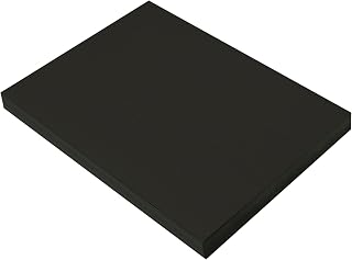 Prang (Formerly SunWorks) Construction Paper, Black, 9" x 12", 100 Sheets