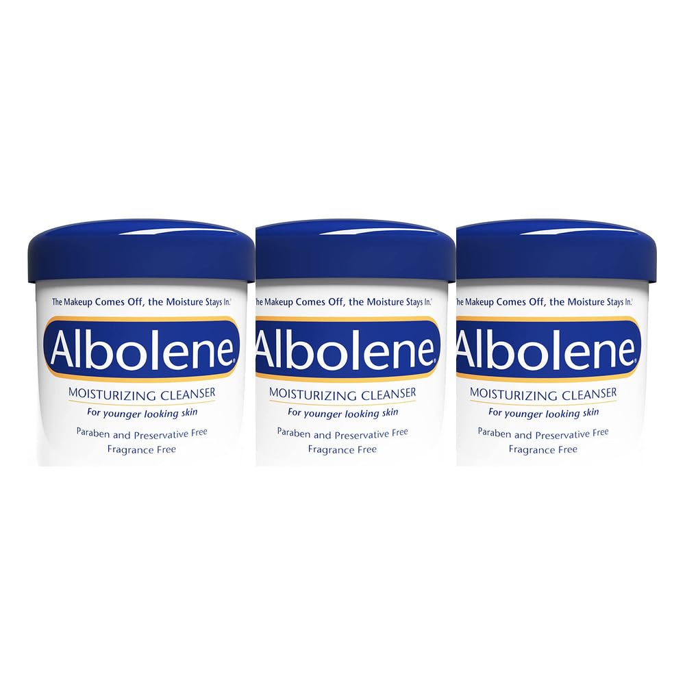 Albolene Moisturizing Cleanser - 12 oz, Pack of 3