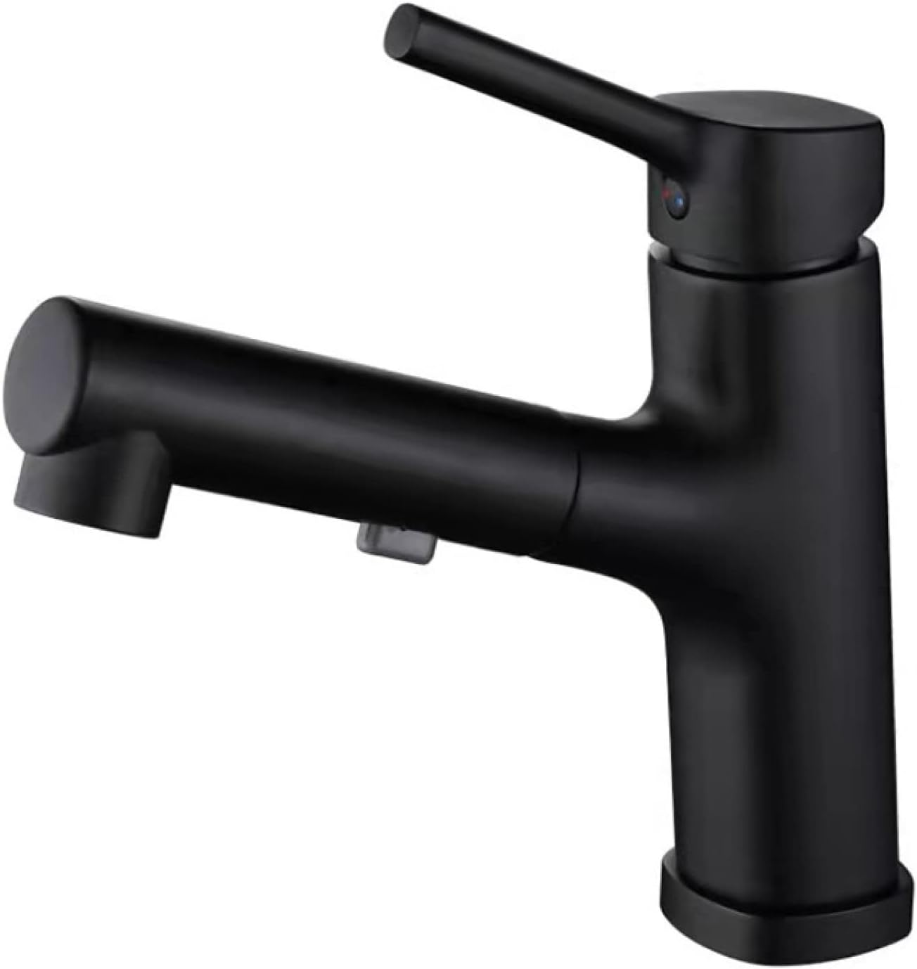 Pull Out Bathroom Faucet Single Hole Dual Mode Basin Mixer Tap for Hot and Cold Water 360° Swivel Single Handle Basin taps,Lavatory Pull Down Sink Faucet,Paint (Color : Paint)