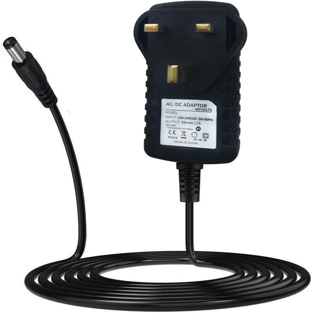 myVolts 9V power supply adaptor compatible with Hairmax Lasercomb SE Laser comb - UK plug