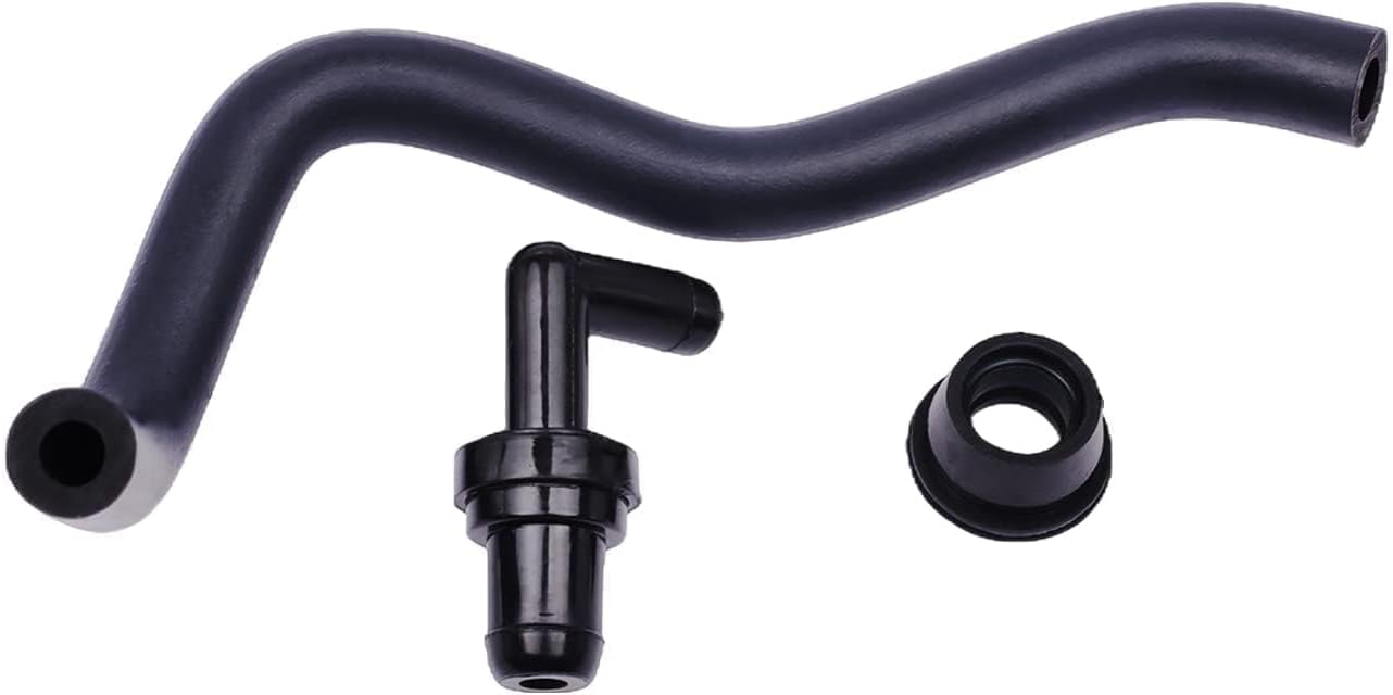 PCV Valve 90°+ Grommet + Hose Kit Fit for Toyota 4Runner Tundra Tacoma 3.4L V6 Replace#：12261-62041，90480-18001，17130-PM6-003