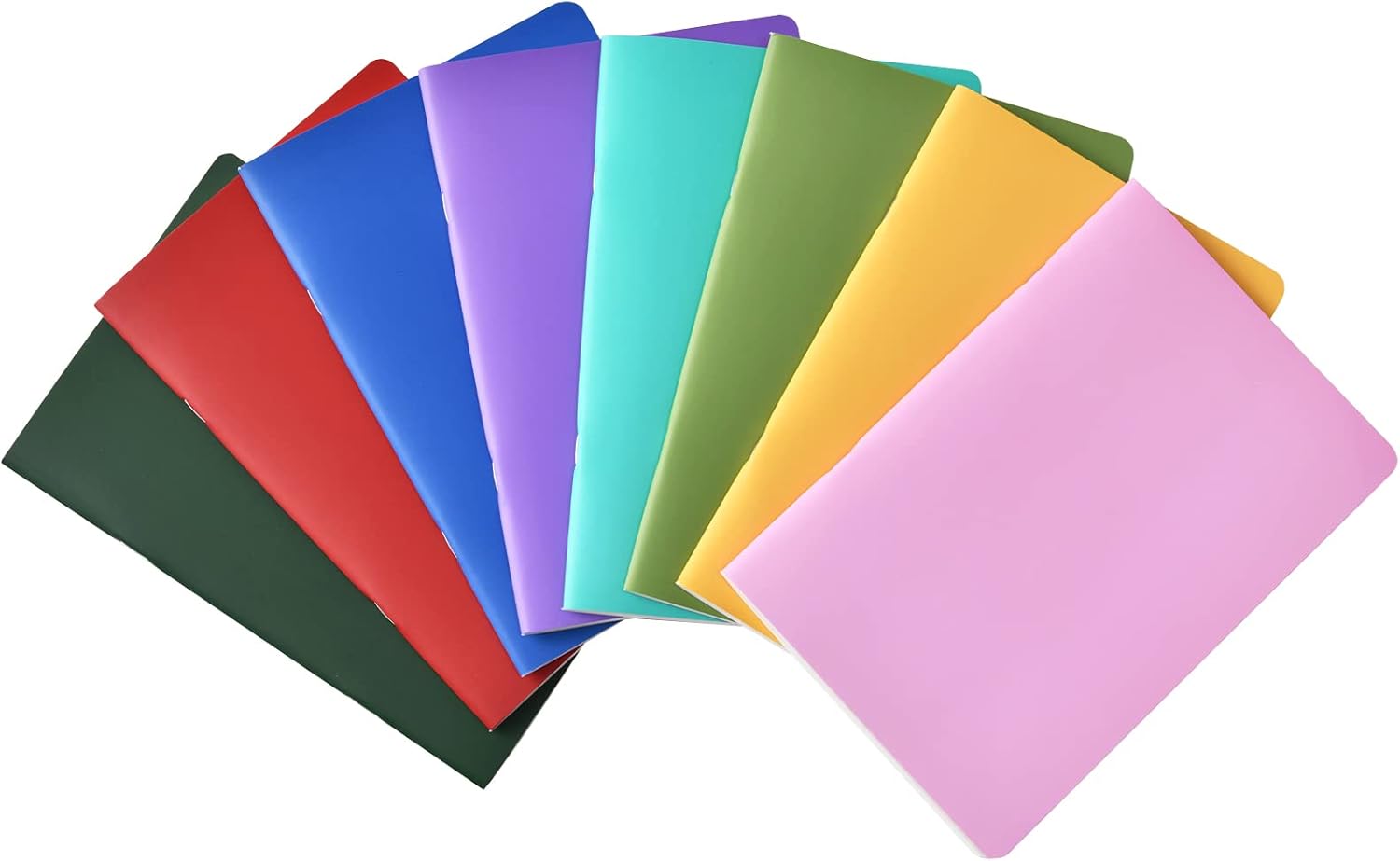 Notebook A5 - A5 Notebook with Premium Paper, Pack of 8, Classic Writing A5 Notebook Journal, 5.4" X 8.3", Colorful